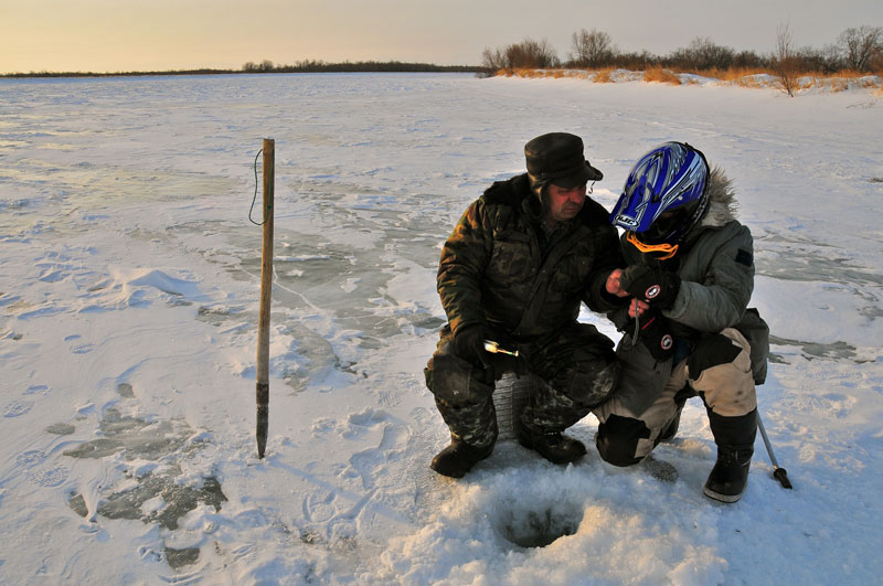 frozen lake baikal, Siberia, Russia